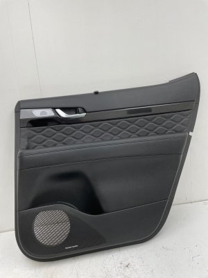 2020-2022 Hyundai Palisade Door Interior Trim Panel Calligraphy Trim - Rear, Right (Passenger) (Used OEM)