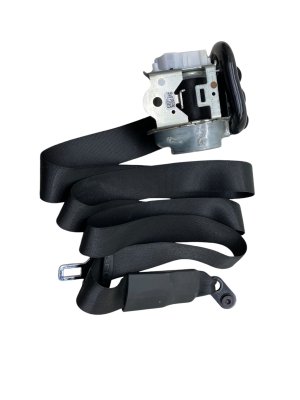 2019-2025 BMW X6 Black Second Row Outer Seat Belt Assembly - Rear, Left (Driver) (Used OEM)