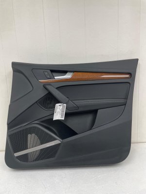 2021-2023 Audi SQ5 Black Door Interior Trim Panel with Bang & Olufsen Audio - Front, Left (Driver) (Used OEM)