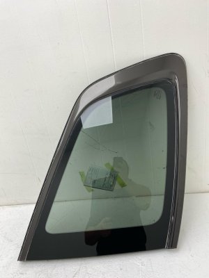 2021-2025 Kia Telluride Black Quarter Glass with Black Surround - Rear, Left (Driver) (Used OEM)