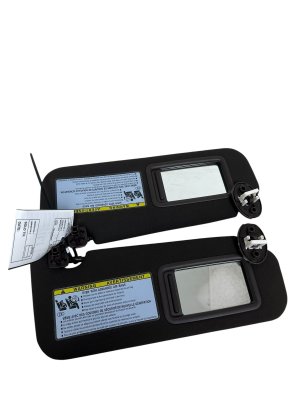 2019-2022 Lexus ES300h Tan Sun Visor with Sliding Mirror without Illumination - Front, Left (Driver) (Used OEM)