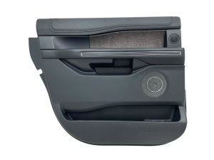 2018-2021 Ford Expedition Ebony (Black) Door Interior Trim Panel - Rear, Left (Driver) (Used OEM)