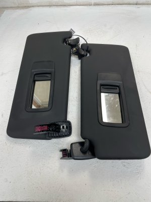 2021-2025 BMW M3 Black Sun Visor Set - Left (Driver) (Used OEM)