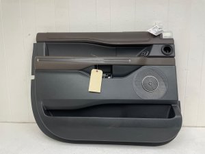 2018-2021 Ford Expedition Ebony (Black) Door Interior Trim Panel - Front, Left (Driver) (Used OEM)