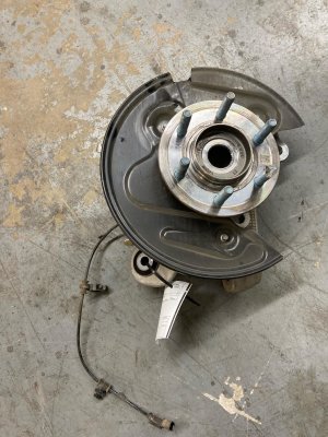 2022-2024 Lincoln Navigator Spindle Knuckle with Hub - Rear, Right (Passenger) (Used OEM)