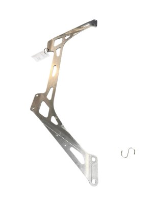 2018-2025 BMW M5 Silver Aluminum Strut Tower Brace Support Bracket - Front (Used OEM)