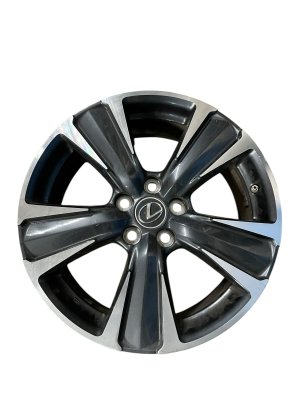 2019-2024 Lexus UX250h Black 5-Spoke Machined Charcoal Alloy Wheel (Used OEM)