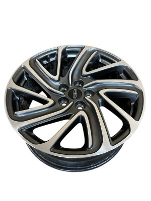 2020-2024 Lincoln Aviator Gray 19-Inch 10-Spoke Machined Charcoal Alloy Wheel (Used OEM)
