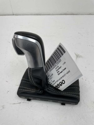 2016-2018 Audi A6 Leather Shifter Knob Boot Assembly (Used OEM)