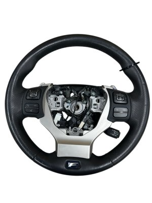 2014-2020 Lexus IS350 Steering Wheel with Control Switches and Paddle Shifters - Front (Used OEM)