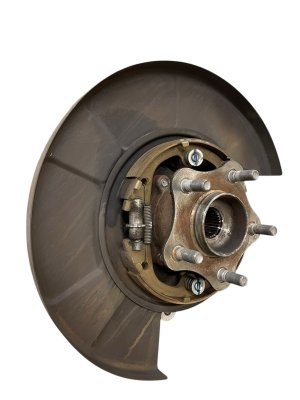2014-2024 INFINITI Q50 Spindle Knuckle and Wheel Bearing Hub Assembly - Rear, Left (Driver) (Used OEM)