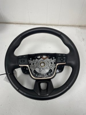 2023-2025 Toyota Crown Black Leather Steering Wheel Assembly with Controls (Used OEM)