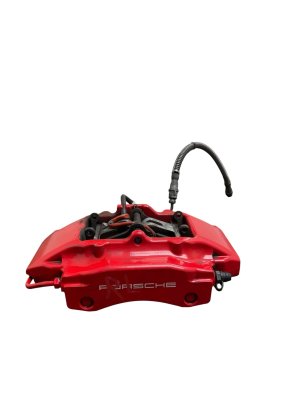 2013-2016 Porsche Boxster Red Brembo Disc Brake Caliper - Rear, Left (Driver) (Used OEM)