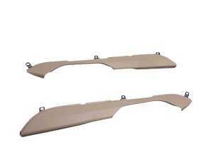 2018-2024 Porsche Cayenne Beige Center Console Trim Cover Panel Set - Front (Used OEM)