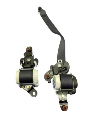 2020-2025 Hyundai Palisade Black Seat Belt Assembly Retractor Set - Rear, Right (Passenger) (Used OEM)