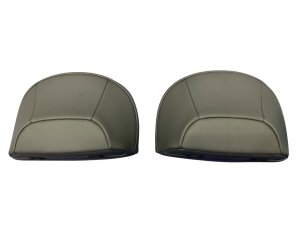 2024-2025 Kia EV9 Gray 3rd Row Leatherette Seat Headrest Set - Rear, Right (Passenger) (Used OEM)