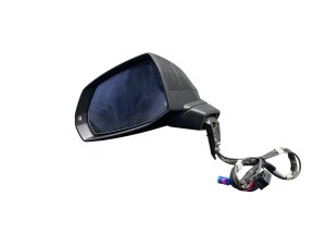 2018-2025 Audi SQ5 Black Power Folding Door/Side View Mirror with Camera - Front, Left (Driver) (Used OEM)