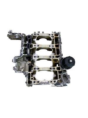 2013-2018 Audi S6 Lower Crankshaft Housing with Oil Filter Housing (Used OEM)