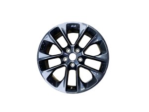2020-2025 Jeep Wrangler Black 20x8 5 V-Spoke Painted Alloy Wheel (Used OEM)