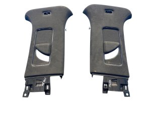 2013-2019 Bentley Flying Spur Beluga (Black) B-Pillar Exterior Trim Panel Set (Used OEM)