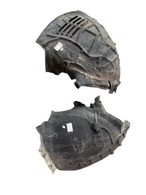 2017-2025 Audi Q7 Forward and Rearward Inner Fender Liner Splash Guard - Front, Right (Passenger) (Used OEM)