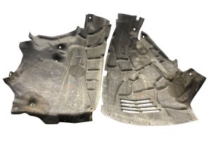 2020-2025 Audi Q7 Rearward Section Inner Fender Liner - Front, Left (Driver) (Used OEM)