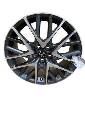 2016 Lexus RC300 Silver 19x8 10-Spoke Machined Silver Accent Aluminum Wheel (Used OEM)