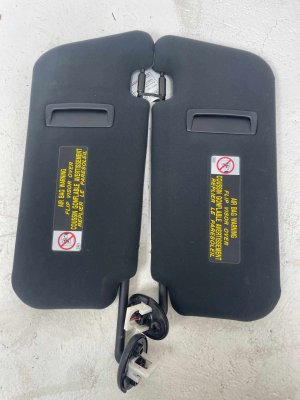 2015-2022 Lexus RC350 Black Illuminated Sun Visor Set - Front, Right (Passenger) (Used OEM)