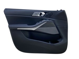 2019-2022 BMW X7 Black Door Interior Trim Panel with Ambient Lighting and Memory - Front, Left (Driver) (Used OEM)