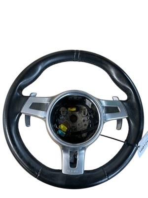 2013-2016 Porsche Boxster Steering Wheel with Paddle Shifters - Front (Used OEM)