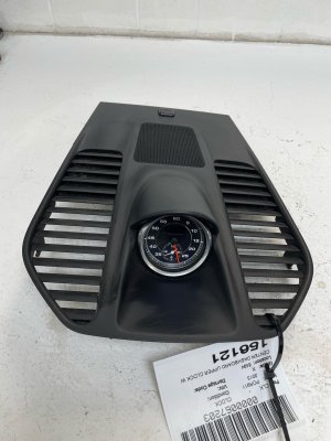 2013-2016 Porsche Boxster Sport Chrono Center Dashboard Clock with Trim Panel (Used OEM)