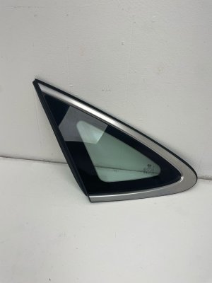 2024-2025 Hyundai Sonata Chrome Quarter Glass with Chrome Trim - Rear, Left (Driver) (Used OEM)