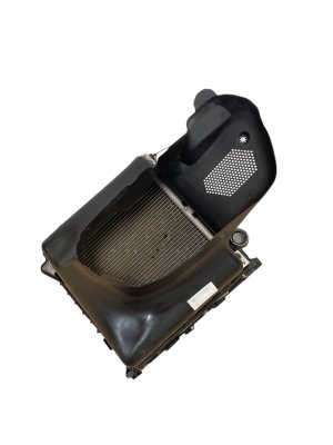 2018-2023 Jaguar E-Pace Auxiliary Radiator Cooling Fan and Air Duct Assembly - Right (Passenger) (Used OEM)