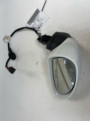 2013-2016 Porsche Boxster White Power Folding Door/Side View Mirror - Right (Passenger) (Used OEM)