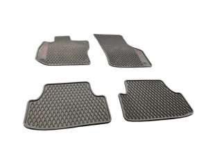 2022-2024 Volkswagen GTI Black All Weather Rubber Floor Mat Set - Front (Used OEM)