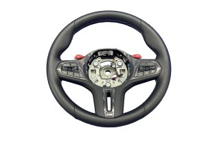 2023-2026 BMW M2 Black Heated Carbon Fiber Steering Wheel - Front (Used OEM)