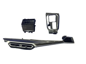 2021-2026 BMW M4 Center Console Shifter Cup Holder and Vent Trim Cover Set - Front (Used OEM)