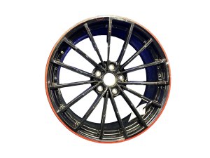 2023 Volkswagen GTI Black 19x8 40th Anniversary Black and Red Alloy Wheel (Used OEM)