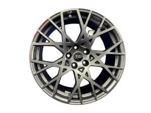 2022-2025 Audi RS3 Silver 19x9 Multi-Spoke Silver and Black Alloy Front Wheel (Used OEM)