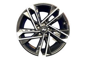 2024-2025 Hyundai Sonata Silver 19x8 5-Spoke Machined Black Alloy Wheel (Used OEM)