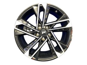2024-2025 Hyundai Sonata Silver 19x8 5-Spoke Machined Black Alloy Wheel (Used OEM)