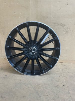 2021-2025 Mercedes-Benz GLA250 Black 21x8.5 15-Spoke Black Alloy Wheel (Used OEM)