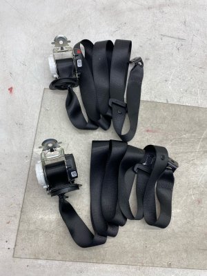 2019-2025 BMW X7 Black 3rd Row Seat Belt Assembly Set - Rear, Right (Passenger) (Used OEM)