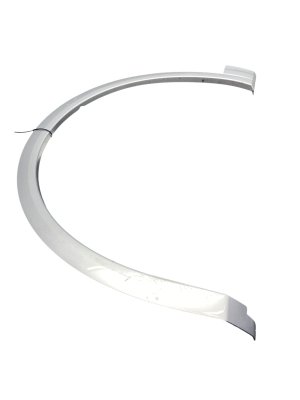 2021-2025 Audi SQ5 Silver Fender Flare Molding Trim Cover - Front, Left (Driver) (Used OEM)