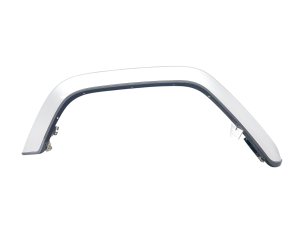2018-2025 Jeep Wrangler Silver Painted Standard Height Fender Flare - Rear, Right (Passenger) (Used OEM)