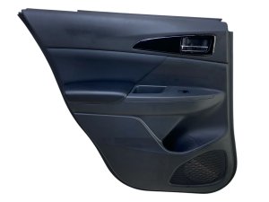 2022-2025 Mitsubishi Eclipse Cross Black Door Interior Trim Panel with Leather Insert - Rear, Left (Driver) (Used OEM)