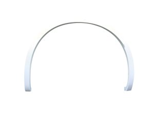 2023-2026 Maserati Grecale White Fender Flare Molding Trim - Rear, Left (Driver) (Used OEM)