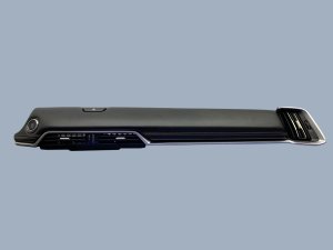 2024-2025 Mazda CX-90 Black Dash Air Vent and Leather Trim Panel with Start Stop Switch - Front (Used OEM)