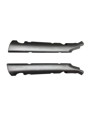 2018-2023 Jeep Wrangler Black Upper Roll Bar Exterior Trim Panel Set - Front (Used OEM)
