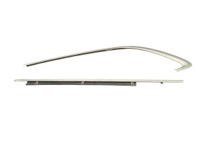 2013-2019 Bentley Flying Spur Silver Outer Door Trim Set - Rear (Used OEM)